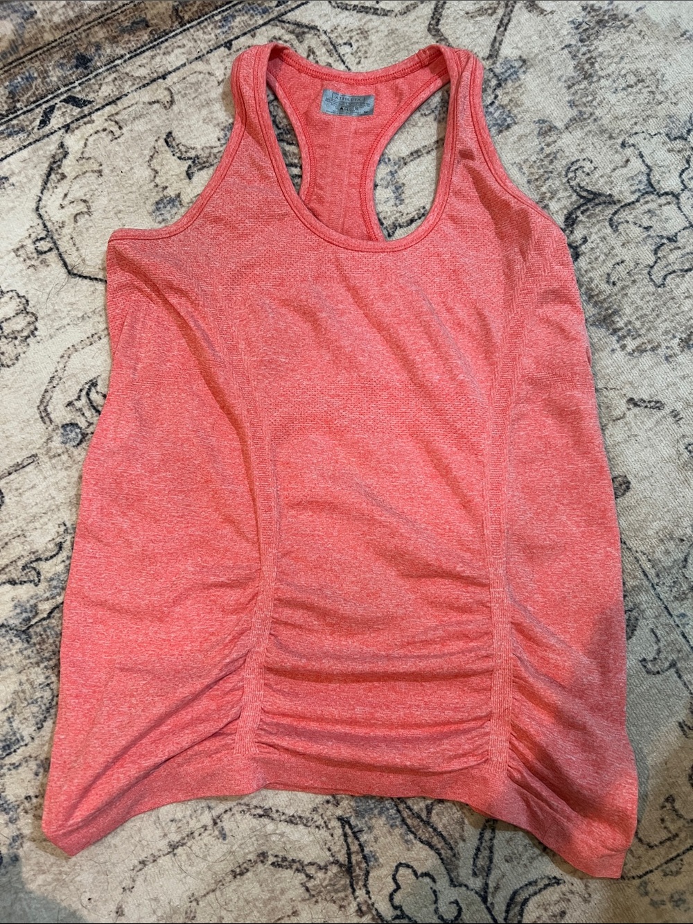 Athleta Women's Coral Racerback Tank Top with Ruched Front